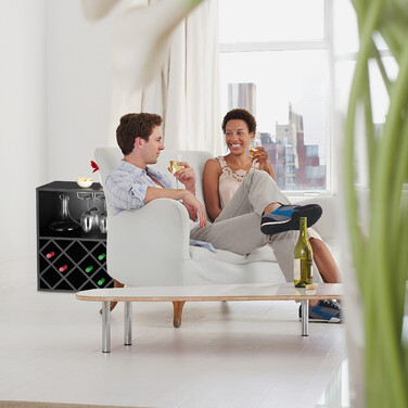 Relaxdays Weinregal für 8 Flaschen
