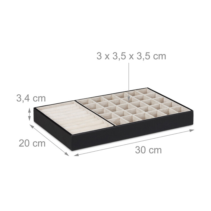 Relaxdays Schmucktablett Damen