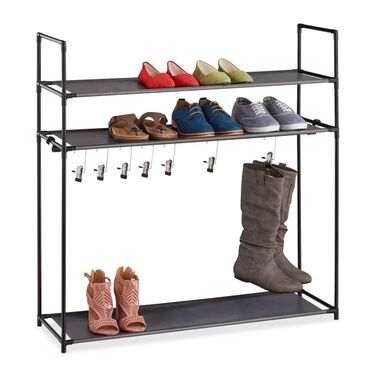 Relaxdays Schuhregal mit Stiefelfach