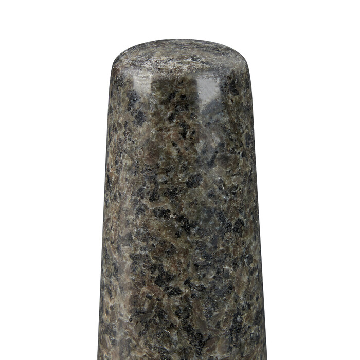 Relaxdays Granit Mörser mit Stößel 16 cm