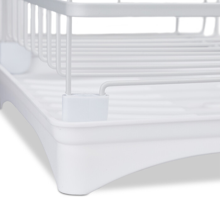 Relaxdays Abtropfgestell mit automatischen Abfluss