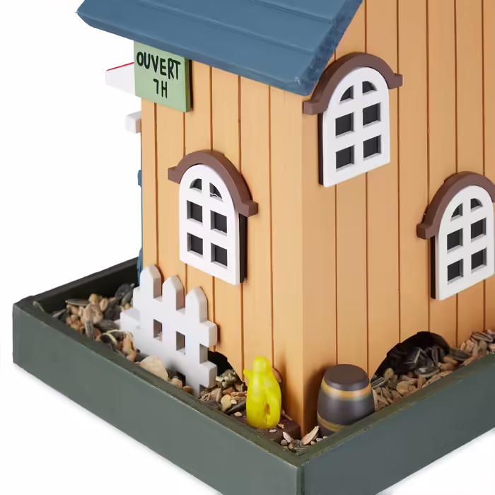 Relaxdays Vogelfutterhaus zum Aufhängen