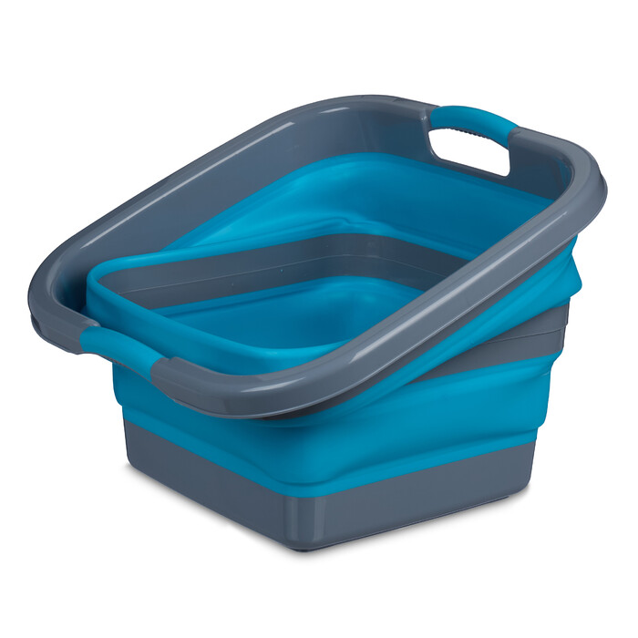 Relaxdays Faltbarer Wäschekorb 40 Liter