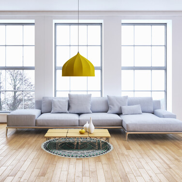 Relaxdays Runder Teppich mit Mandala-Design