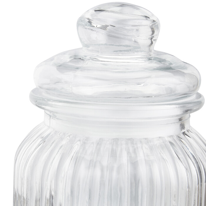 Relaxdays Vorratsgläser 6er Set 700 ml