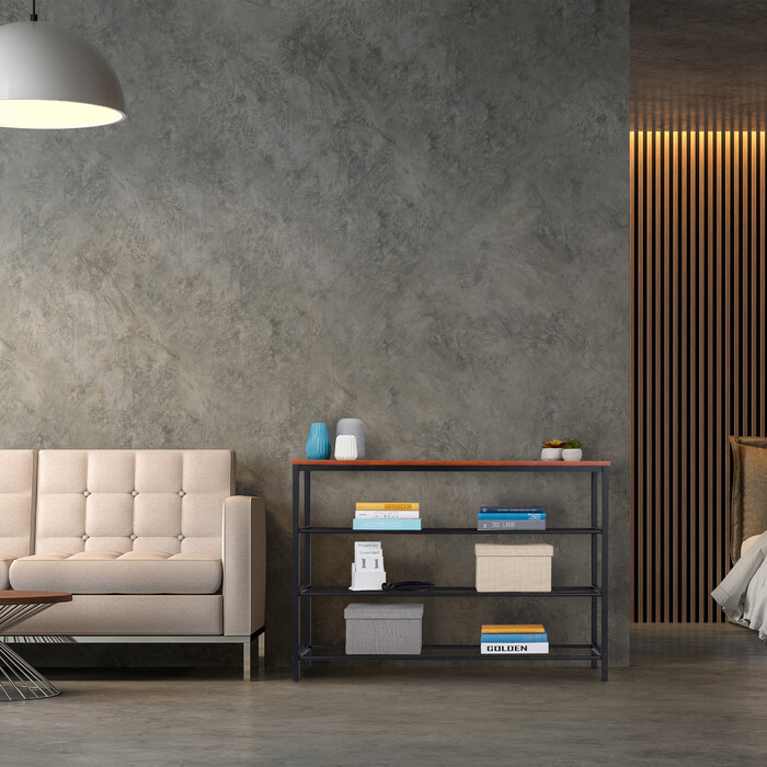 Relaxdays Konsolentisch mit 4 Ebenen