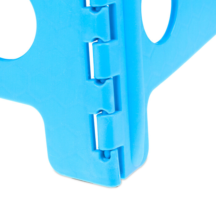 Relaxdays Klapphocker faltbar XL Blau