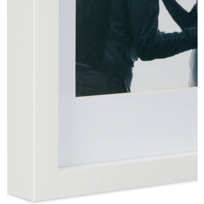 Relaxdays Bilderrahmen 2er Set, 20x30 cm, weiß (50 Zeichen)