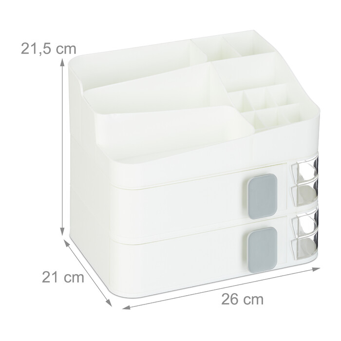 Relaxdays Make Up Organizer mit Schubladen