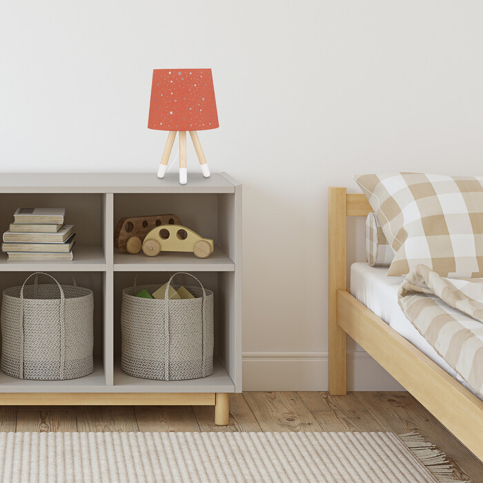 Relaxdays Tischlampe Kinderzimmer Sterne