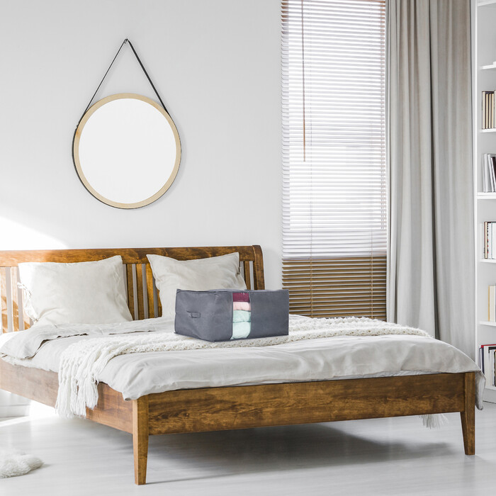 Relaxdays Aufbewahrungstasche aus Stoff