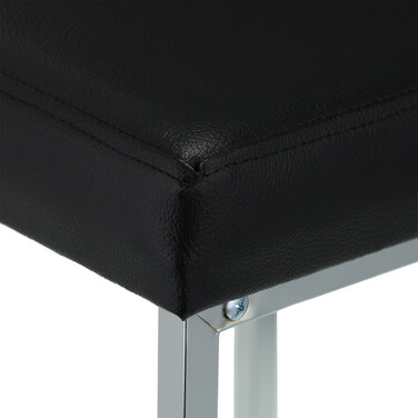 Relaxdays Gepolsterter Sitzhocker mit Ablage