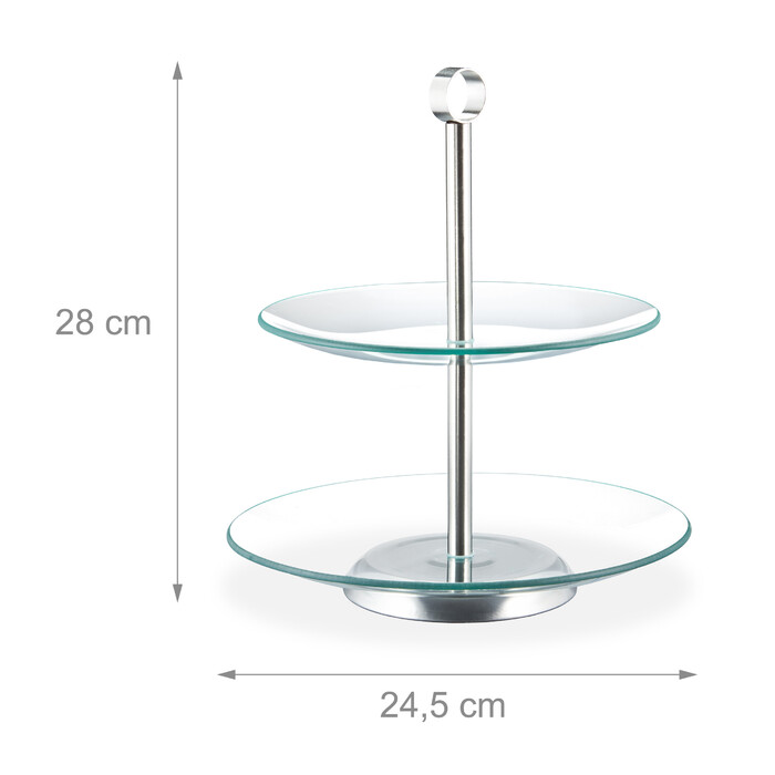 Relaxdays Etagere 2 Etagen