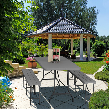 Relaxdays Gartentisch klappbar