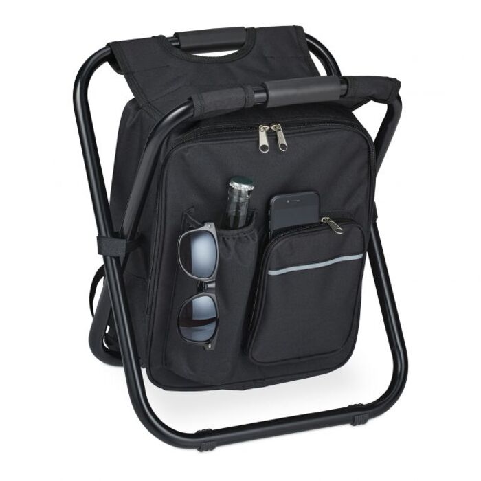 Relaxdays Klappbarer Campinghocker mit Tasche