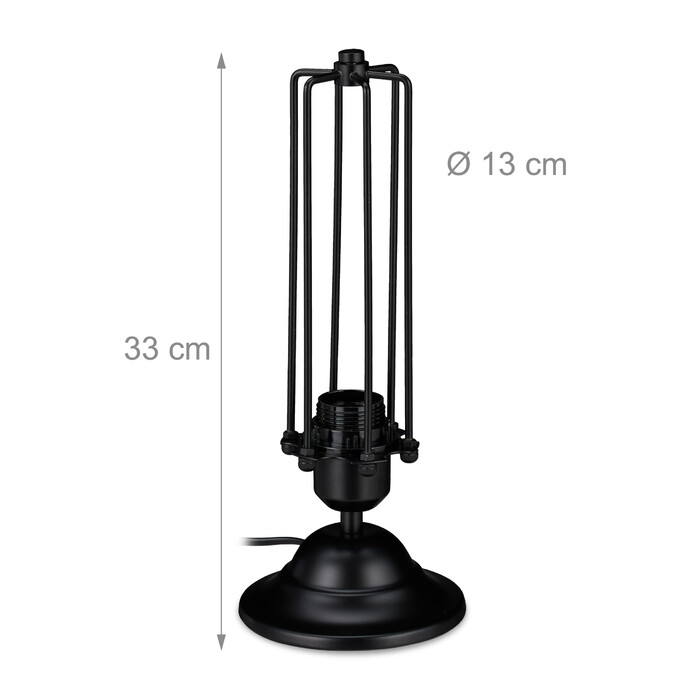 Relaxdays Tischlampe Industrial