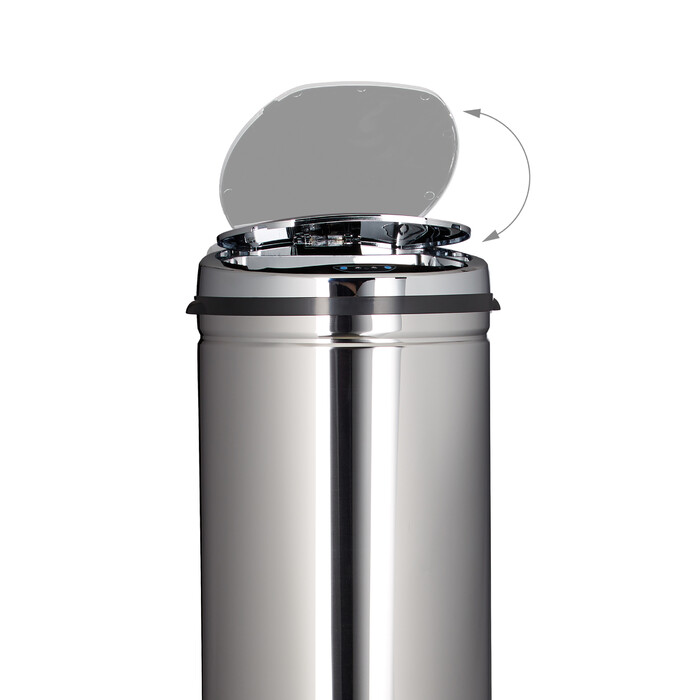 Relaxdays Mülleimer 50 L mit Sensor