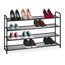 Relaxdays Metall Schuhregal für 16 Paar Schuhe
