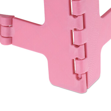 Relaxdays Klapphocker faltbar M Pink