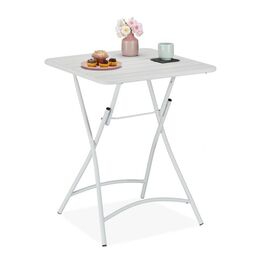 Relaxdays Metall Balkontisch klappbar