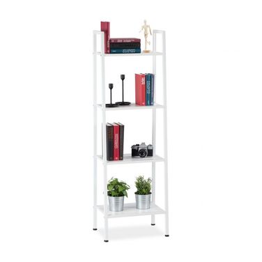 Relaxdays Standregal mit 4 Ablagen