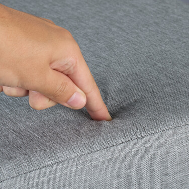 Relaxdays Sitzhocker mit Stauraum 2 Schubladen