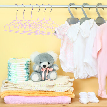 Relaxdays Kinderkleiderbügel 10er Set
