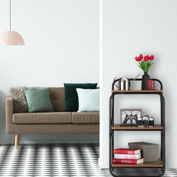 Relaxdays Standregal mit 3 Ebenen