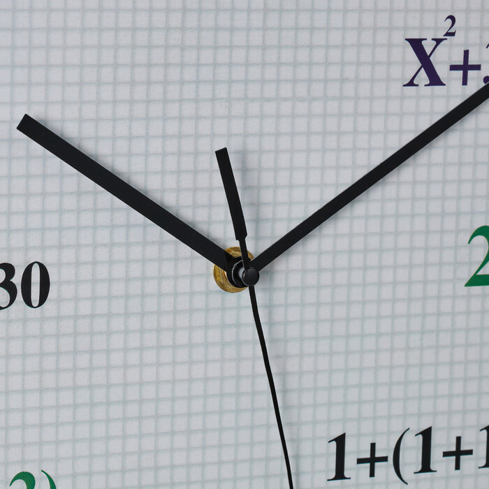 Relaxdays Wanduhr mit mathematischen Formeln