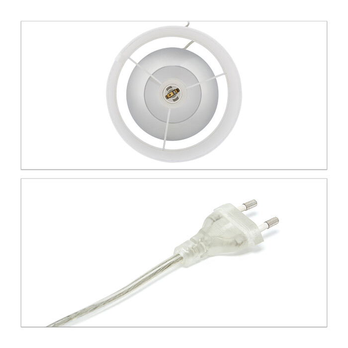 Relaxdays Nachttischlampe Touch
