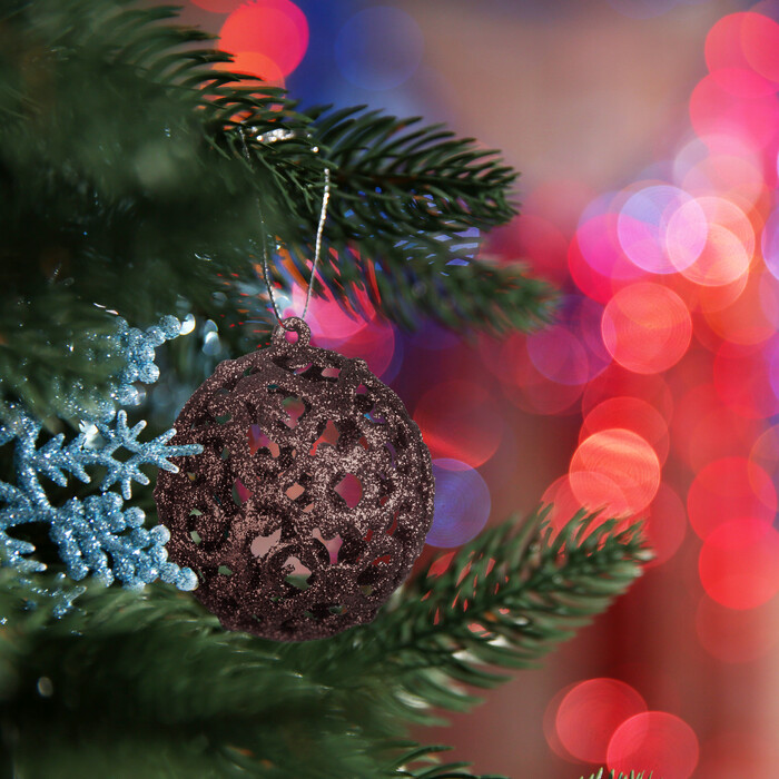 Relaxdays Weihnachtskugeln im 50er Set