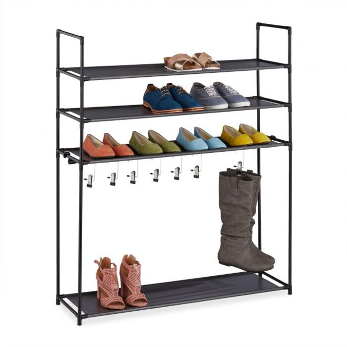 Relaxdays Schuhregal mit Stiefelfach