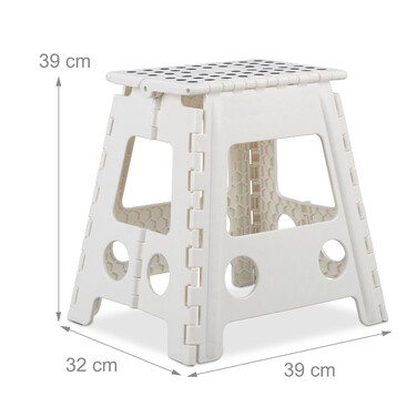 Relaxdays Klapphocker faltbar XL