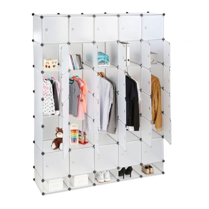 Relaxdays XXL Kleiderschrank Stecksystem