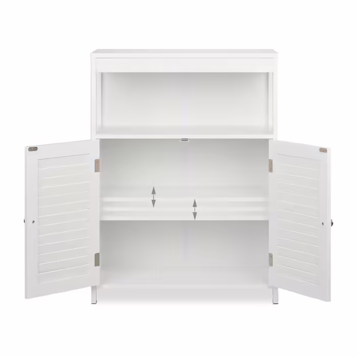 Relaxdays Weißer Badschrank