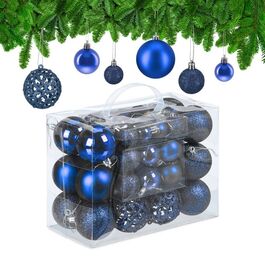 Relaxdays Weihnachtskugeln im 50er Set