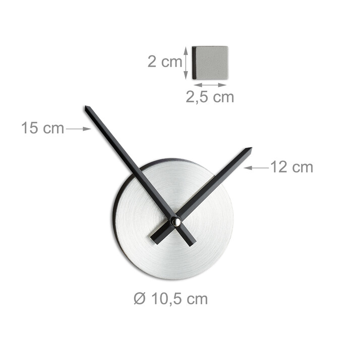 Relaxdays Wanduhr DIY modern