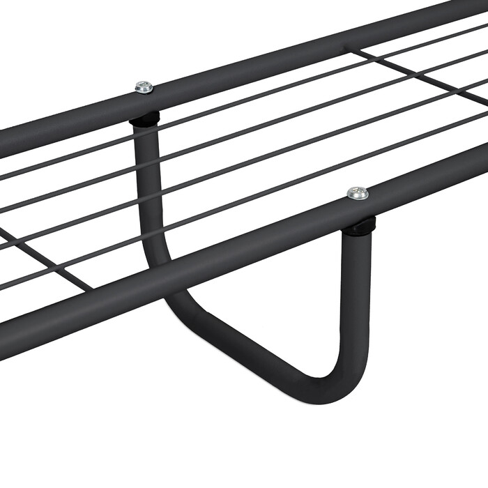 Relaxdays Metall Kleiderständer mit Ablage