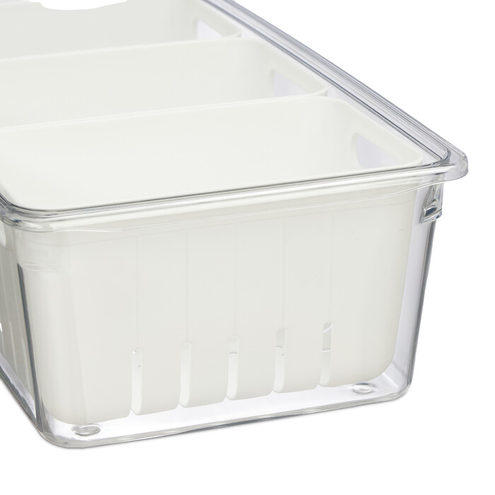 Relaxdays Kühlschrank Organizer 2er Set
