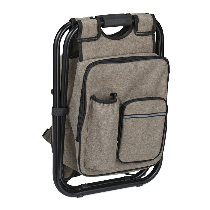 Relaxdays Klappbarer Campinghocker mit Tasche