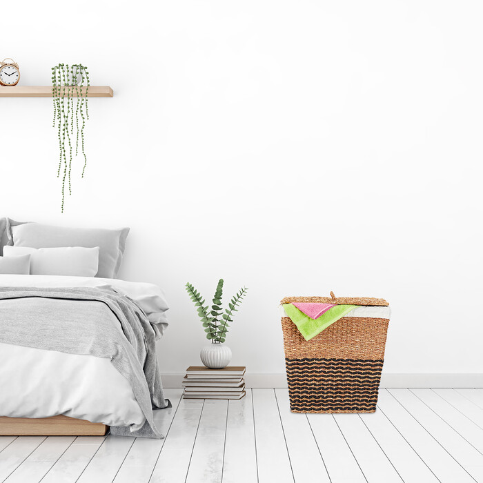 Relaxdays Wäschekorb 87 L