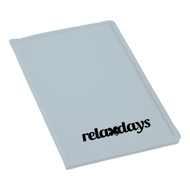 Relaxdays Kühlmatte Hund grau