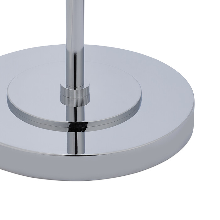 Relaxdays Stehlampe in Silber