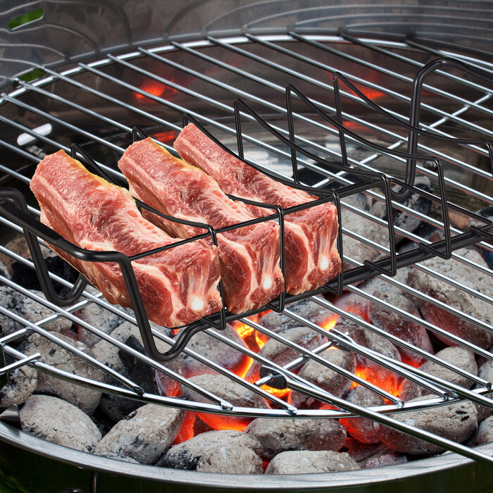 Relaxdays Rippchenhalter für den Grill