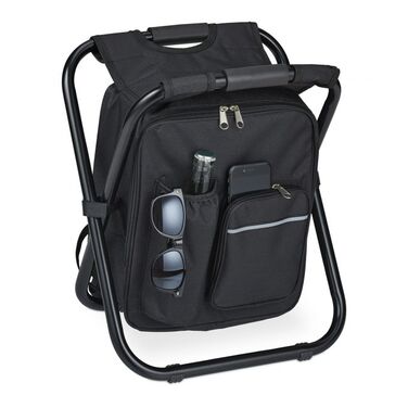 Relaxdays Klappbarer Campinghocker mit Tasche