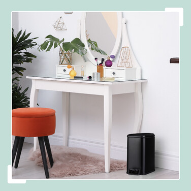 Relaxdays Bad Mülleimer 5 l Softclose