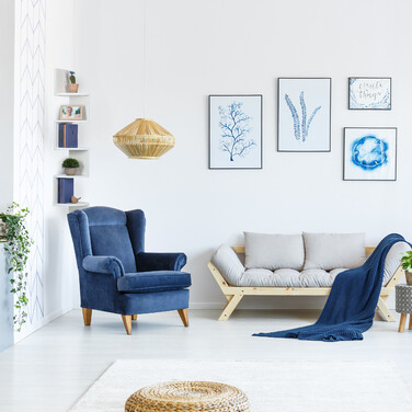 Relaxdays Weißes Eckregal mit 5 Ablagen