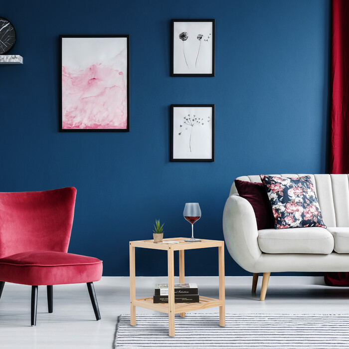 Relaxdays Beistelltisch aus Holz