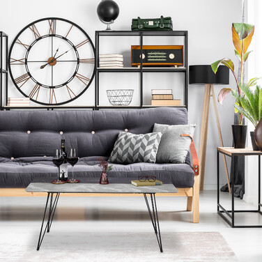 Relaxdays Couchtisch zweifarbig