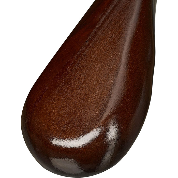 Relaxdays Anzug Kleiderbügel, 10er Set, breite Schulter, 360° Haken, Holz, Dunkelbraun